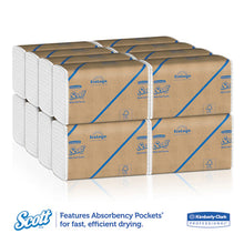 Load image into Gallery viewer, Scott® wholesale. Scott Essential 100% Recycled Fiber Multi-fold Towels ,9 1-5 X 9 2-5, 250-pk, 16 Pk-ct. HSD Wholesale: Janitorial Supplies, Breakroom Supplies, Office Supplies.