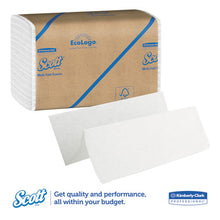 Load image into Gallery viewer, Scott® wholesale. Scott Essential 100% Recycled Fiber Multi-fold Towels ,9 1-5 X 9 2-5, 250-pk, 16 Pk-ct. HSD Wholesale: Janitorial Supplies, Breakroom Supplies, Office Supplies.