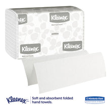 Load image into Gallery viewer, Kleenex® wholesale. Multi-fold Paper Towels, 9 1-5 X 9 2-5, White, 150-pack, 16 Packs-carton. HSD Wholesale: Janitorial Supplies, Breakroom Supplies, Office Supplies.