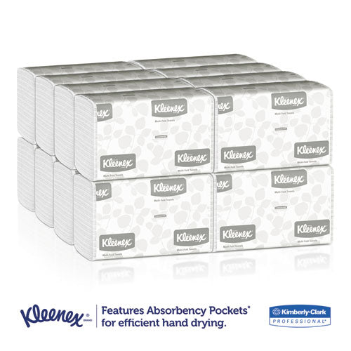 Kleenex® wholesale. Multi-fold Paper Towels, 9 1-5 X 9 2-5, White, 150-pack, 16 Packs-carton. HSD Wholesale: Janitorial Supplies, Breakroom Supplies, Office Supplies.