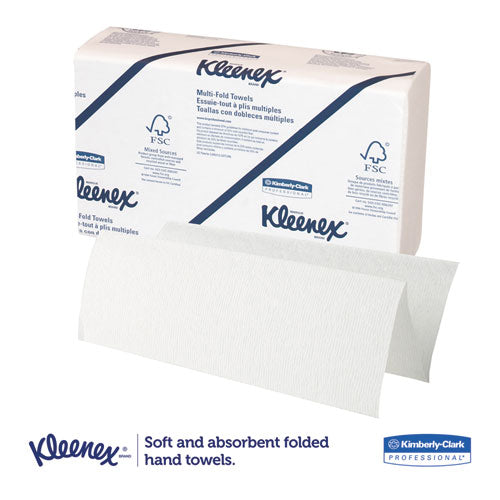 Kleenex® wholesale. Multi-fold Paper Towels, Convenience, 9 1-5x9 2-5, White, 150-pk, 8 Packs-carton. HSD Wholesale: Janitorial Supplies, Breakroom Supplies, Office Supplies.