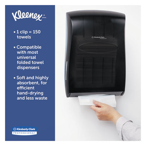 Kleenex® wholesale. Multi-fold Paper Towels, Convenience, 9 1-5x9 2-5, White, 150-pk, 8 Packs-carton. HSD Wholesale: Janitorial Supplies, Breakroom Supplies, Office Supplies.
