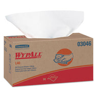 WypAll® wholesale. L40 Towels, Pop-up Box, White, 10 4-5 X 10, 90-box, 9 Boxes-carton. HSD Wholesale: Janitorial Supplies, Breakroom Supplies, Office Supplies.