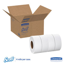 Load image into Gallery viewer, Scott® wholesale. Scott Essential Jrt Jumbo Roll Bathroom Tissue, Septic Safe, 2-ply, White, 1000 Ft, 4 Rolls-carton. HSD Wholesale: Janitorial Supplies, Breakroom Supplies, Office Supplies.