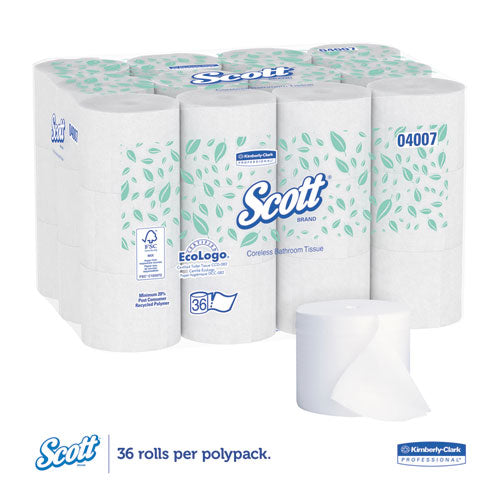 Scott® wholesale. Scott Essential Coreless Srb Bathroom Tissue, Septic Safe, 2-ply, White, 1000 Sheets-roll, 36 Rolls-carton. HSD Wholesale: Janitorial Supplies, Breakroom Supplies, Office Supplies.