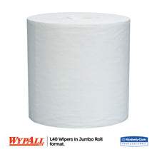 Load image into Gallery viewer, WypAll® wholesale. L40 Towels, Jumbo Roll, White, 12.5x13.4, 750-roll. HSD Wholesale: Janitorial Supplies, Breakroom Supplies, Office Supplies.