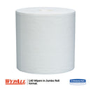 WypAll® wholesale. L40 Towels, Jumbo Roll, White, 12.5x13.4, 750-roll. HSD Wholesale: Janitorial Supplies, Breakroom Supplies, Office Supplies.