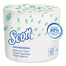 Load image into Gallery viewer, Scott® wholesale. Scott Essential Standard Roll Bathroom Tissue, Septic Safe, 1-ply, White, 1210 Sheets-roll, 80 Rolls-carton. HSD Wholesale: Janitorial Supplies, Breakroom Supplies, Office Supplies.