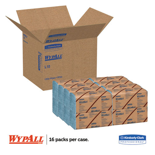 WypAll® wholesale. L10 Windshield Wipers, Banded, 2-ply, 9.3 X 10.25, 140-pack, 16 Packs-carton. HSD Wholesale: Janitorial Supplies, Breakroom Supplies, Office Supplies.