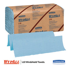 Load image into Gallery viewer, WypAll® wholesale. L10 Windshield Wipers, Banded, 2-ply, 9.3 X 10.25, 140-pack, 16 Packs-carton. HSD Wholesale: Janitorial Supplies, Breakroom Supplies, Office Supplies.