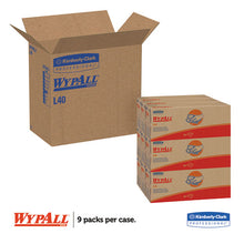 Load image into Gallery viewer, WypAll® wholesale. L40 Towels, Pop-up Box, Blue, 16 2-5 X 9 4-5, 100-box, 9 Boxes-carton. HSD Wholesale: Janitorial Supplies, Breakroom Supplies, Office Supplies.