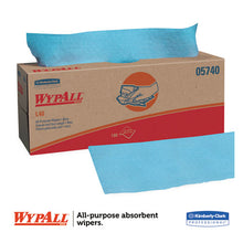 Load image into Gallery viewer, WypAll® wholesale. L40 Towels, Pop-up Box, Blue, 16 2-5 X 9 4-5, 100-box, 9 Boxes-carton. HSD Wholesale: Janitorial Supplies, Breakroom Supplies, Office Supplies.