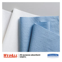 Load image into Gallery viewer, WypAll® wholesale. L40 Wiper, 1-4 Fold, Blue, 12 1-2 X 12, 56-box, 12 Boxes-carton. HSD Wholesale: Janitorial Supplies, Breakroom Supplies, Office Supplies.