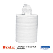 Load image into Gallery viewer, WypAll® wholesale. L40 Towels, Center-pull, 10 X 13 1-5, White, 200-roll, 2-carton. HSD Wholesale: Janitorial Supplies, Breakroom Supplies, Office Supplies.