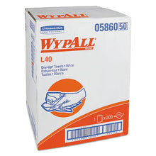 Load image into Gallery viewer, WypAll® wholesale. L40 Towels, Dry Up Towels, 19 1-2&quot; X 42&quot;, White, 200 Towels-roll. HSD Wholesale: Janitorial Supplies, Breakroom Supplies, Office Supplies.