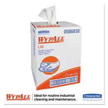 Load image into Gallery viewer, WypAll® wholesale. L40 Towels, Dry Up Towels, 19 1-2&quot; X 42&quot;, White, 200 Towels-roll. HSD Wholesale: Janitorial Supplies, Breakroom Supplies, Office Supplies.