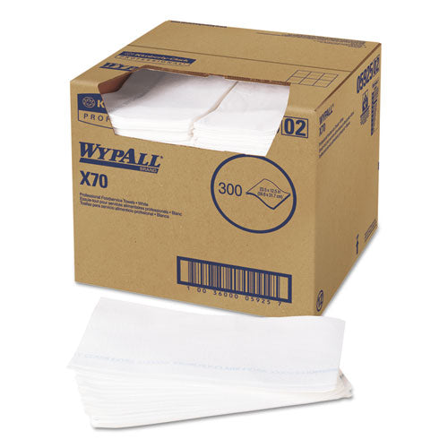 WypAll® wholesale. X70 Wipers, Kimfresh Antimicrobial, 12 1-2 X 23 1-2, White, 300-box. HSD Wholesale: Janitorial Supplies, Breakroom Supplies, Office Supplies.