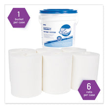 Load image into Gallery viewer, Kimtech™ wholesale. Kimtech™ Wipers For Wettask System, Bleach, Disinfectants And Sanitizers, 6 X 12, 840-roll, 6 Rolls And 1 Bucket-carton. HSD Wholesale: Janitorial Supplies, Breakroom Supplies, Office Supplies.