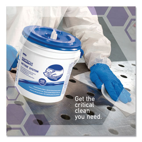 Kimtech™ wholesale. Kimtech™ Wipers For Wettask System, Bleach, Disinfectants And Sanitizers, 6 X 12, 840-roll, 6 Rolls And 1 Bucket-carton. HSD Wholesale: Janitorial Supplies, Breakroom Supplies, Office Supplies.