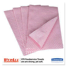 Load image into Gallery viewer, WypAll® wholesale. X70 Wipers, 12 1-2 X 23 1-2, Red, 300-box. HSD Wholesale: Janitorial Supplies, Breakroom Supplies, Office Supplies.