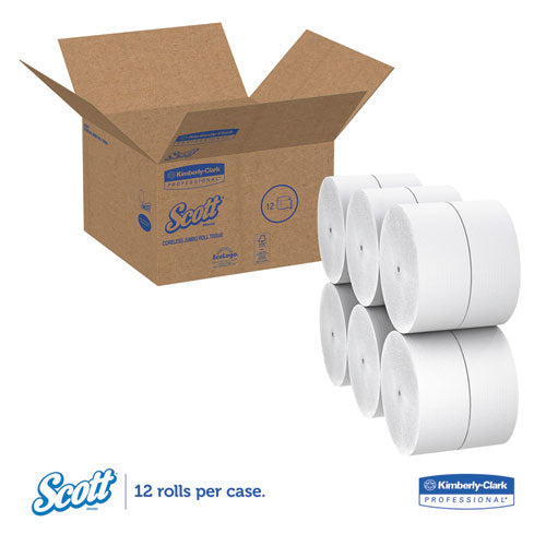 Scott® wholesale. Scott Essential Coreless Jrt, Septic Safe, 1-ply, White, 2300 Ft, 12 Rolls-carton. HSD Wholesale: Janitorial Supplies, Breakroom Supplies, Office Supplies.