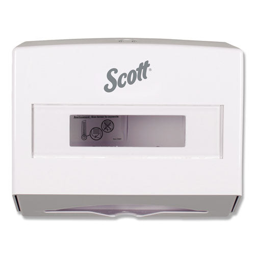 Scott® wholesale. Scottfold Folded Towel Dispenser, 10.75 X 4.75 X 9, White. HSD Wholesale: Janitorial Supplies, Breakroom Supplies, Office Supplies.