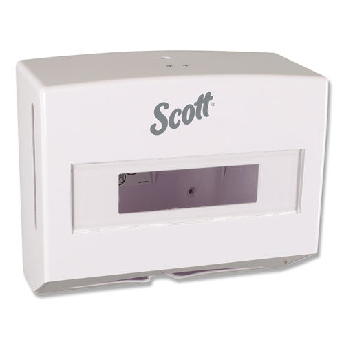 Scott® wholesale. Scottfold Folded Towel Dispenser, 10.75 X 4.75 X 9, White. HSD Wholesale: Janitorial Supplies, Breakroom Supplies, Office Supplies.