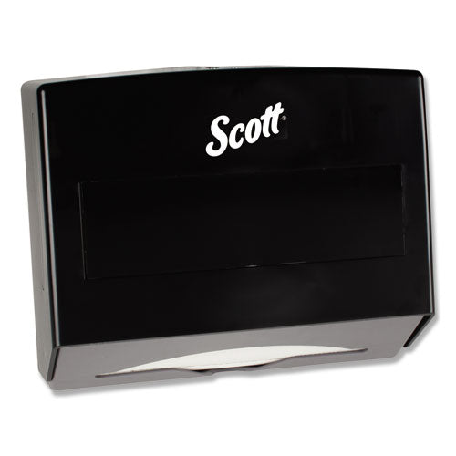 Scott® wholesale. Scottfold Folded Towel Dispenser, 10.75 X 4.75 X 9, Black. HSD Wholesale: Janitorial Supplies, Breakroom Supplies, Office Supplies.
