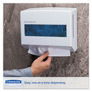 Kimberly-Clark Professional* wholesale. Kimberly-Clark Scottfold Compact Towel Dispenser, 13.3 X 10 X 13.5 Pearl White. HSD Wholesale: Janitorial Supplies, Breakroom Supplies, Office Supplies.