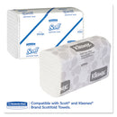 Kimberly-Clark Professional* wholesale. Kimberly-Clark Scottfold Compact Towel Dispenser, 13.3 X 10 X 13.5 Pearl White. HSD Wholesale: Janitorial Supplies, Breakroom Supplies, Office Supplies.