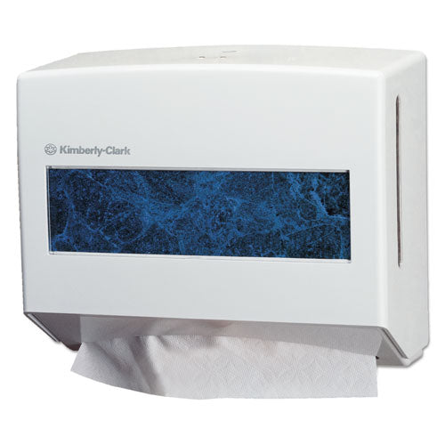 Kimberly-Clark Professional* wholesale. Kimberly-Clark Scottfold Compact Towel Dispenser, 13.3 X 10 X 13.5 Pearl White. HSD Wholesale: Janitorial Supplies, Breakroom Supplies, Office Supplies.