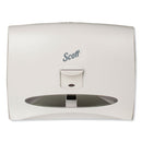 Scott® wholesale. Personal Seat Cover Dispenser, 17.5 X 2.25 X 13.25, White. HSD Wholesale: Janitorial Supplies, Breakroom Supplies, Office Supplies.