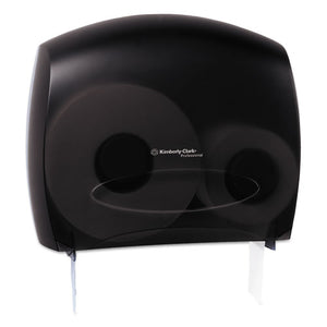 Kimberly-Clark Professional* wholesale. Kimberly-Clark Jrt Jr. Escort Jumbo Bathroom Tissue Dispenser, 13.33" X 5.75" X 16", Smoke. HSD Wholesale: Janitorial Supplies, Breakroom Supplies, Office Supplies.