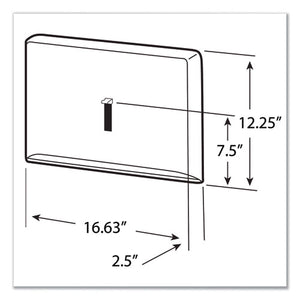 Scott® wholesale. Personal Seat Cover Dispenser, 16.6 X 2.5 X 12.3, Stainless Steel. HSD Wholesale: Janitorial Supplies, Breakroom Supplies, Office Supplies.