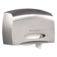 Load image into Gallery viewer, Scott® wholesale. Pro Coreless Jumbo Roll Tissue Dispenser, Ez Load, 6x9.8x14.3, Stainless Steel. HSD Wholesale: Janitorial Supplies, Breakroom Supplies, Office Supplies.