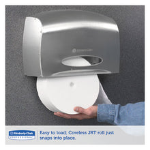 Load image into Gallery viewer, Scott® wholesale. Pro Coreless Jumbo Roll Tissue Dispenser, Ez Load, 6x9.8x14.3, Stainless Steel. HSD Wholesale: Janitorial Supplies, Breakroom Supplies, Office Supplies.