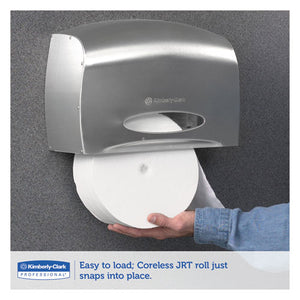 Scott® wholesale. Pro Coreless Jumbo Roll Tissue Dispenser, Ez Load, 6x9.8x14.3, Stainless Steel. HSD Wholesale: Janitorial Supplies, Breakroom Supplies, Office Supplies.