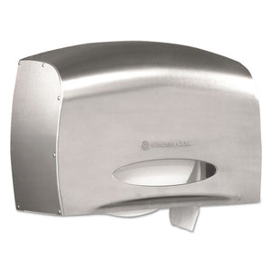 Scott® wholesale. Pro Coreless Jumbo Roll Tissue Dispenser, Ez Load, 6x9.8x14.3, Stainless Steel. HSD Wholesale: Janitorial Supplies, Breakroom Supplies, Office Supplies.