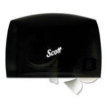 Load image into Gallery viewer, Scott® wholesale. Scott Essential Coreless Jumbo Roll Tissue Dispenser, 14.25 X 6 X 9.7, Black. HSD Wholesale: Janitorial Supplies, Breakroom Supplies, Office Supplies.