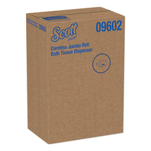 Load image into Gallery viewer, Scott® wholesale. Scott Essential Coreless Jumbo Roll Tissue Dispenser, 14.25 X 6 X 9.7, Black. HSD Wholesale: Janitorial Supplies, Breakroom Supplies, Office Supplies.