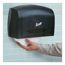 Load image into Gallery viewer, Scott® wholesale. Scott Essential Coreless Jumbo Roll Tissue Dispenser, 14.25 X 6 X 9.7, Black. HSD Wholesale: Janitorial Supplies, Breakroom Supplies, Office Supplies.