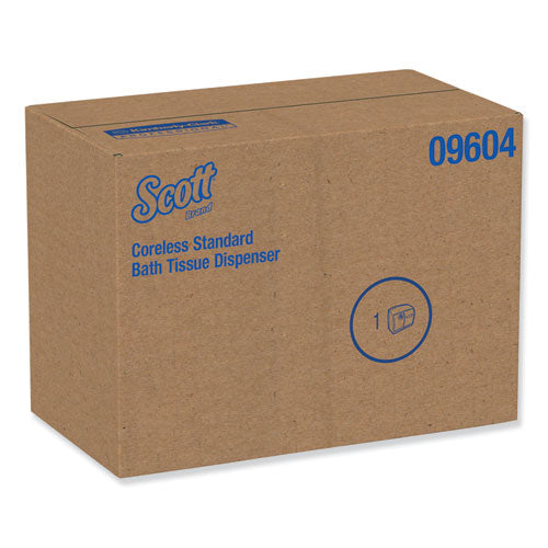Scott® wholesale. Scott Essential Coreless Srb Tissue Dispenser, 11.1 X 6 X 7.63, Black. HSD Wholesale: Janitorial Supplies, Breakroom Supplies, Office Supplies.