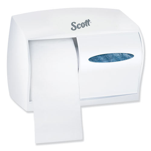 Scott® wholesale. Scott Essential Coreless Srb Tissue Dispenser, 11 1-10 X 6 X 7 5-8, White. HSD Wholesale: Janitorial Supplies, Breakroom Supplies, Office Supplies.