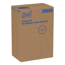 Load image into Gallery viewer, Scott® wholesale. Scott Essential Coreless Twin Jumbo Roll Tissue Dispenser, 20 X 6 X 11, Black. HSD Wholesale: Janitorial Supplies, Breakroom Supplies, Office Supplies.