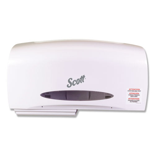 Scott® wholesale. Scott Essential Coreless Twin Jumbo Roll Tissue Dispenser, 20 1-10 X 5 9-10 X 10 9-10. HSD Wholesale: Janitorial Supplies, Breakroom Supplies, Office Supplies.