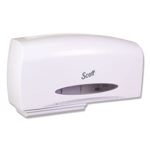 Scott® wholesale. Scott Essential Coreless Twin Jumbo Roll Tissue Dispenser, 20 1-10 X 5 9-10 X 10 9-10. HSD Wholesale: Janitorial Supplies, Breakroom Supplies, Office Supplies.