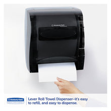 Load image into Gallery viewer, Kimberly-Clark Professional* wholesale. Kimberly-Clark Lev-r-matic Roll Towel Dispenser, 13.3 X 9.8 X 13.5, Smoke. HSD Wholesale: Janitorial Supplies, Breakroom Supplies, Office Supplies.