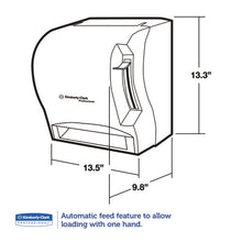 Load image into Gallery viewer, Kimberly-Clark Professional* wholesale. Kimberly-Clark Lev-r-matic Roll Towel Dispenser, 13.3 X 9.8 X 13.5, Smoke. HSD Wholesale: Janitorial Supplies, Breakroom Supplies, Office Supplies.