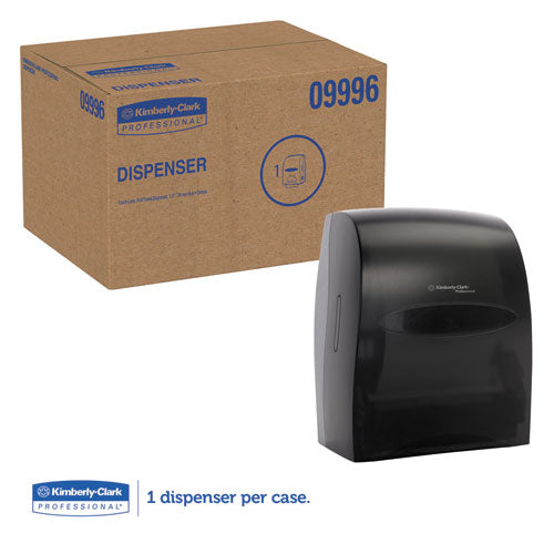 Kimberly-Clark Professional* wholesale. Kimberly-Clark Scott Sanitouch Hard Roll Towel Dispenser, 12.63 X 10.2 X 16.13, Smoke. HSD Wholesale: Janitorial Supplies, Breakroom Supplies, Office Supplies.