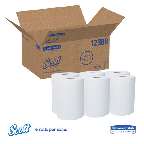 Scott® wholesale. Scott Control Slimroll Towels, Absorbency Pockets, 8" X 580ft, White, 6 Rolls-carton. HSD Wholesale: Janitorial Supplies, Breakroom Supplies, Office Supplies.